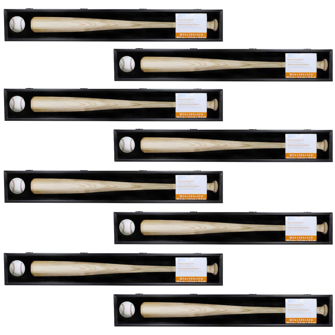 8 Pack: Baseball Bat Display Case by Studio Décor®